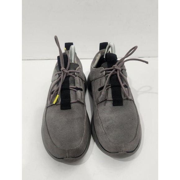 Cole Haan Men Shoe Grandsport Apron Toe Size 8M Gray‎ Suede Sneaker Pre Owned - Picture 4 of 11
